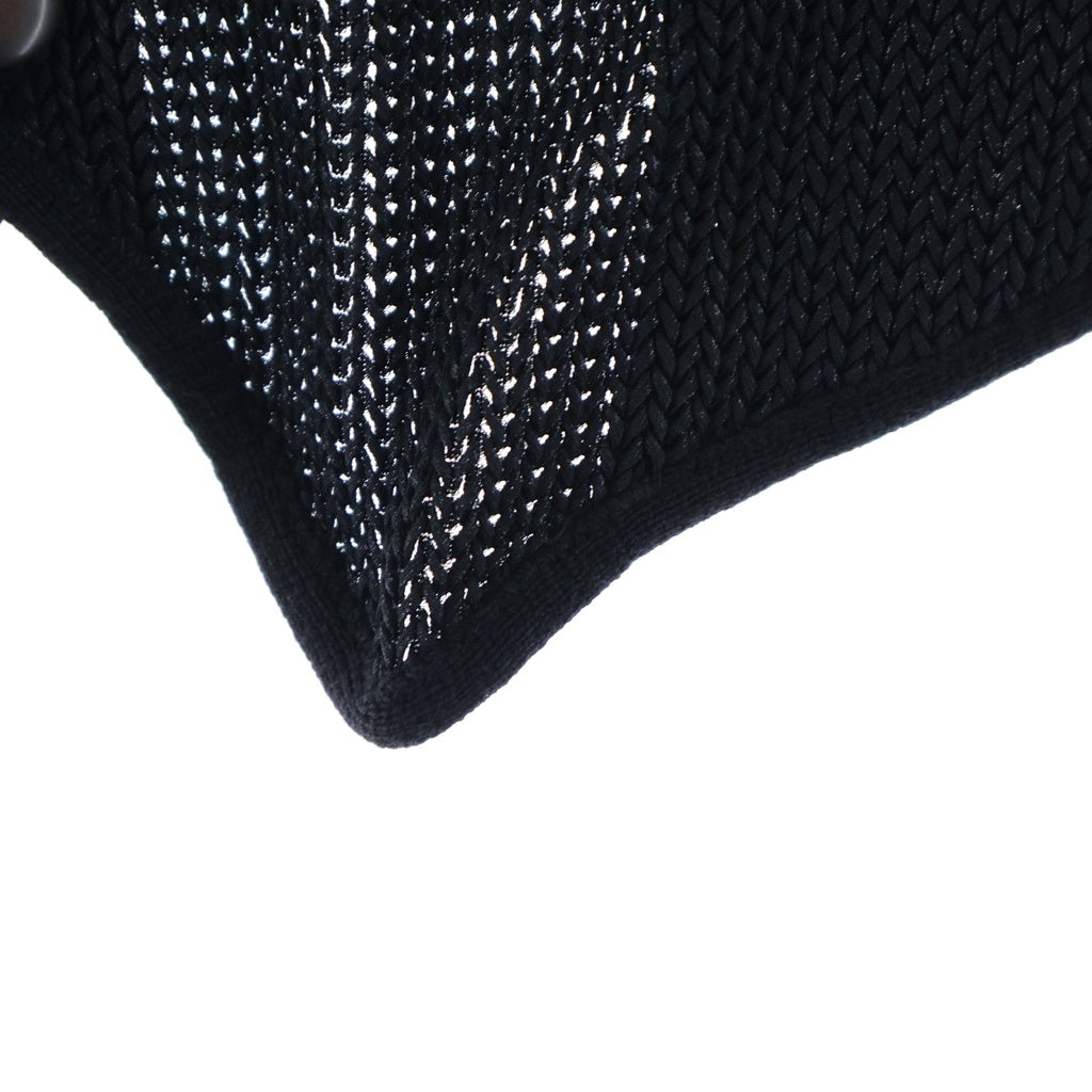 Jean Paul GAULTIER(ジャンポールゴルチエ) MAILLE Button-up knit vest マイユライン ボタンアップ ニットベスト ブラック