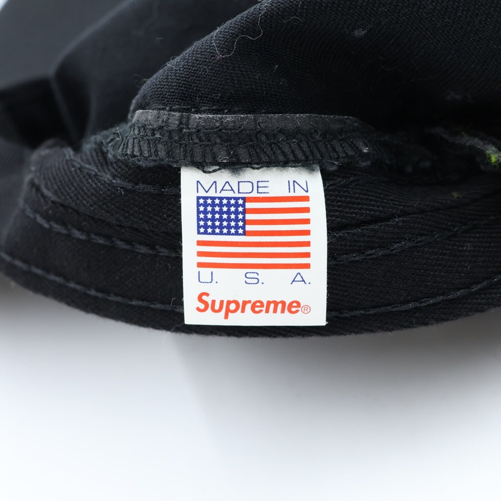 SUPREME(シュプリーム) 26SS WASHED CHINO TWILL CAMP CAP ウォッシュド チノ キャンプ キャップ 帽子 ブラック レディース
