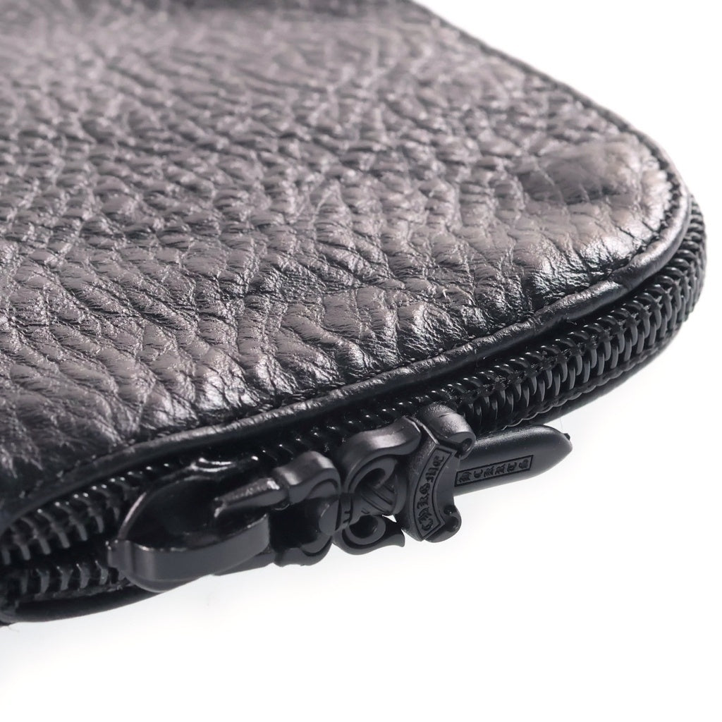 CHROME HEARTS(クロムハーツ) CASE アイウェアケース 眼鏡ケース レザー ブラック