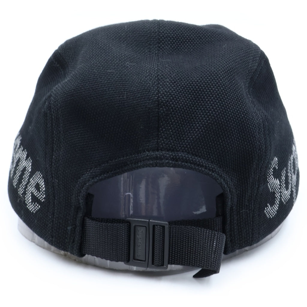 SUPREME(シュプリーム) 21SS Jacquard Pique Camp Cap ジャガード ピケ キャンプ キャップ ブラック