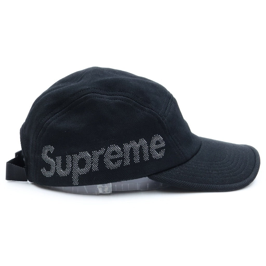 SUPREME(シュプリーム) 21SS Jacquard Pique Camp Cap ジャガード ピケ キャンプ キャップ ブラック
