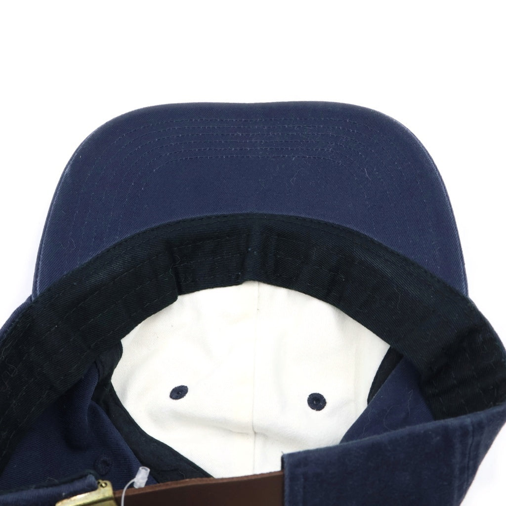 SUPREME(シュプリーム) 20SS ×timberland 6-panel cap ロゴ 刺繍 キャップ ネイビー