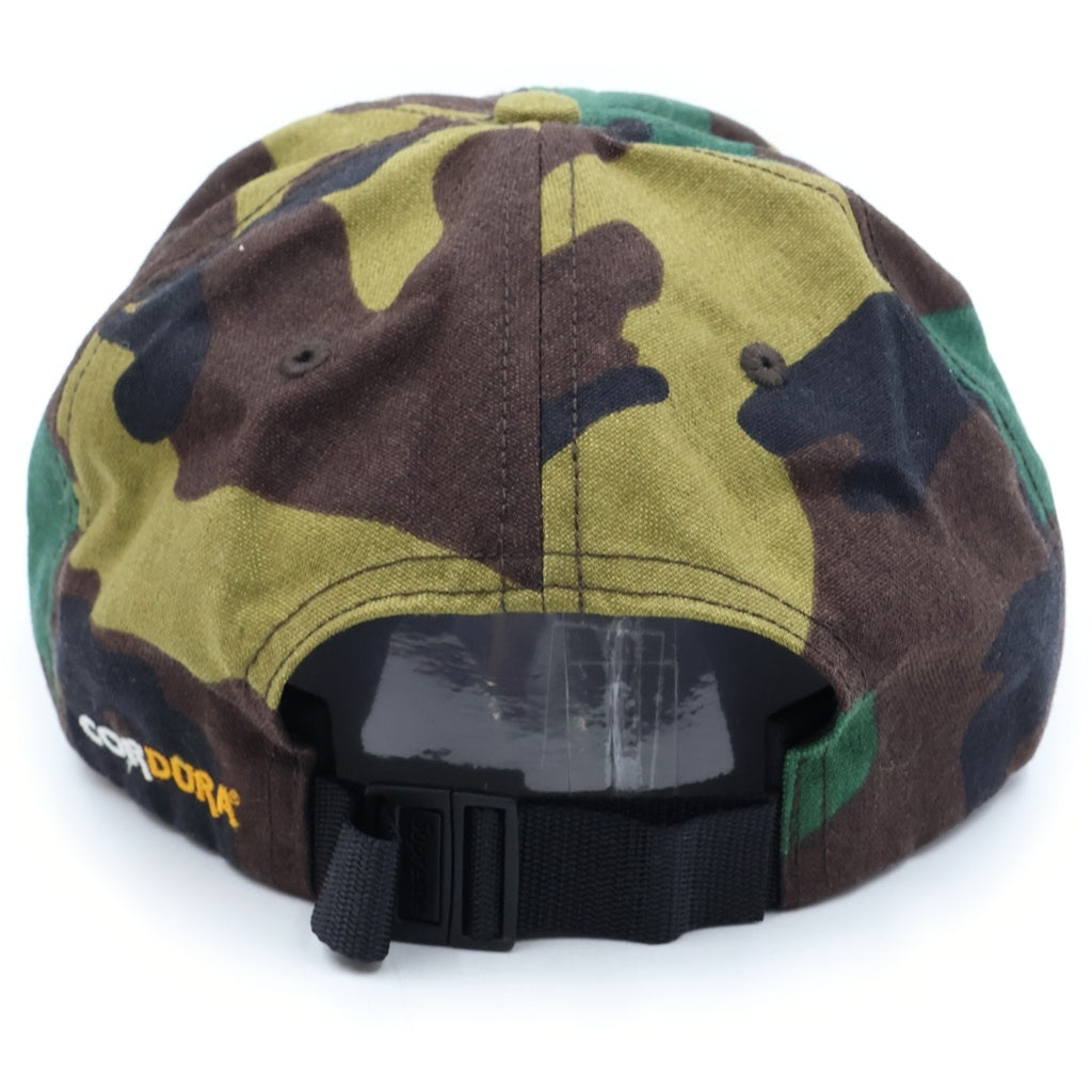 SUPREME(シュプリーム) 20SS CORDURA Small Box Camo 6-Panel Cap コーデュラ スモールボックスロゴ カモフラ 6パネル キャップ 帽子 カーキ レディース