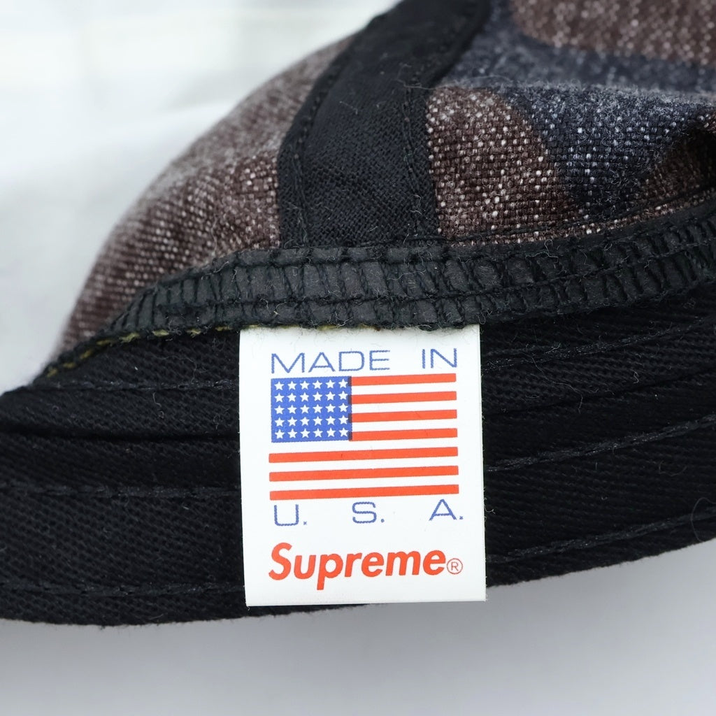 SUPREME(シュプリーム) 20SS CORDURA Small Box Camo 6-Panel Cap コーデュラ スモールボックスロゴ カモフラ 6パネル キャップ 帽子 カーキ レディース
