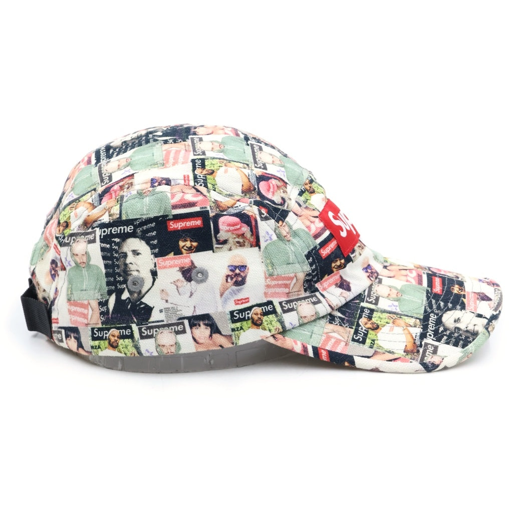 SUPREME(シュプリーム) 23SS Magazine Camp Cap ボックスロゴ キャンプ キャップ 帽子 マルチ