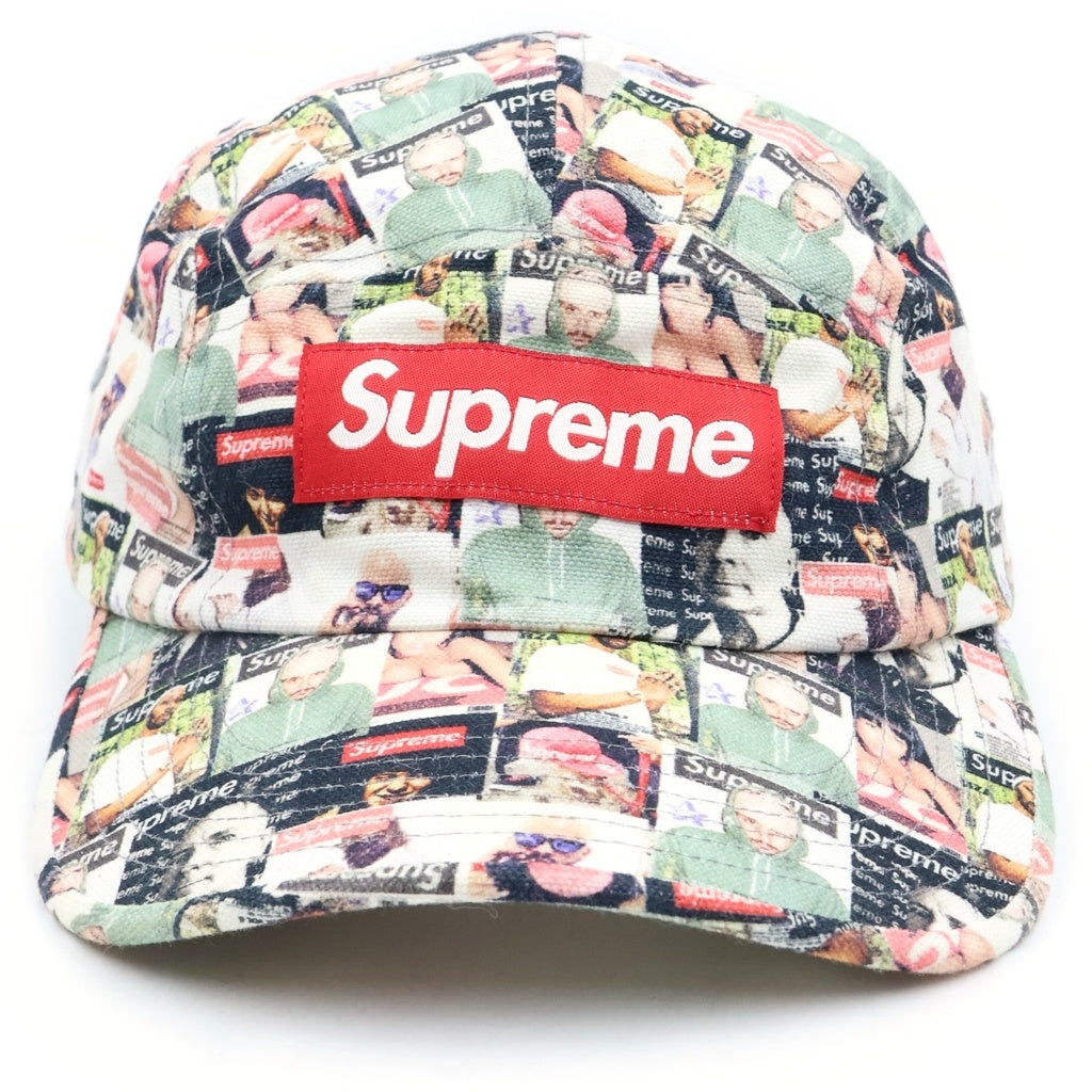SUPREME(シュプリーム) 23SS Magazine Camp Cap ボックスロゴ キャンプ キャップ 帽子 マルチ