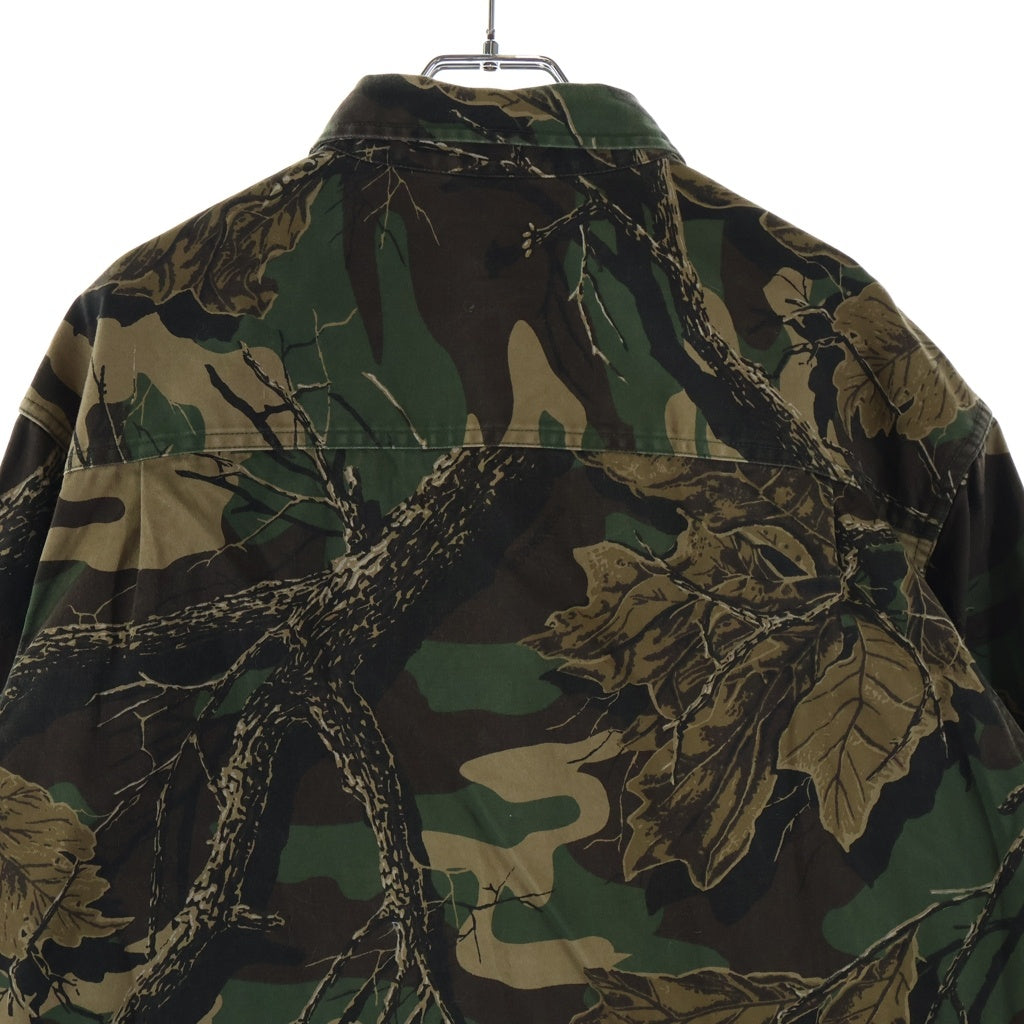 SUPREME(シュプリーム) 22AW Snap Work Shirt Branch Woodland Camo スナップ ボタン ポケット シャツ カーキ -