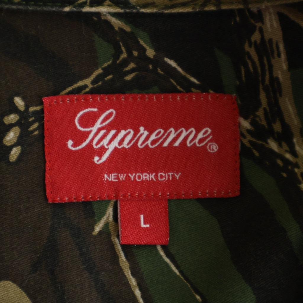 SUPREME(シュプリーム) 22AW Snap Work Shirt Branch Woodland Camo スナップ ボタン ポケット シャツ カーキ -