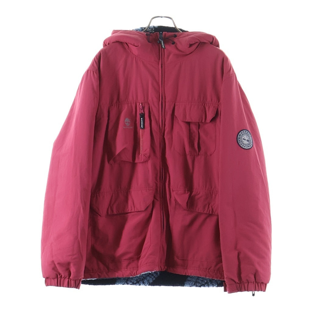 SUPREME(シュプリーム) 21AW ×Timberland Reversible Ripstop Jacket リバーシブル リップストップ ジャケット ブラック -