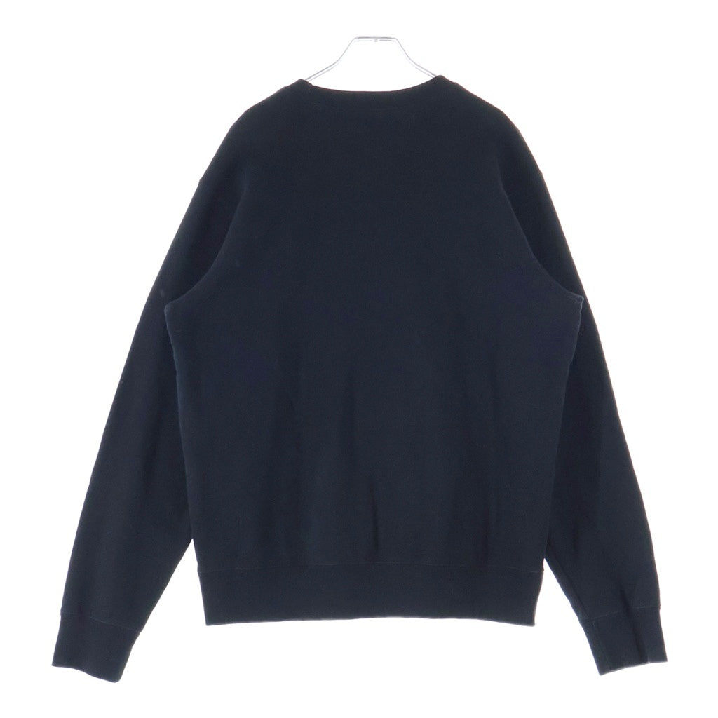 SUPREME(シュプリーム) 20SS Cutout Logo Crewneck カットアウトボックスロゴ クルーネックスウェットトレーナー ブラック