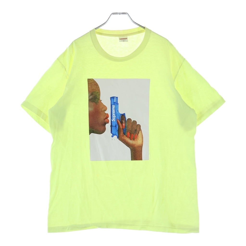 SUPREME(シュプリーム) 21SS Water Pistol Tee フォト プリント 半袖 Tシャツ カットソー イエロー -