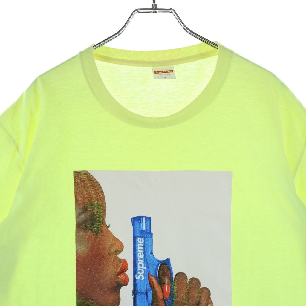 SUPREME(シュプリーム) 21SS Water Pistol Tee フォト プリント 半袖 Tシャツ カットソー イエロー -