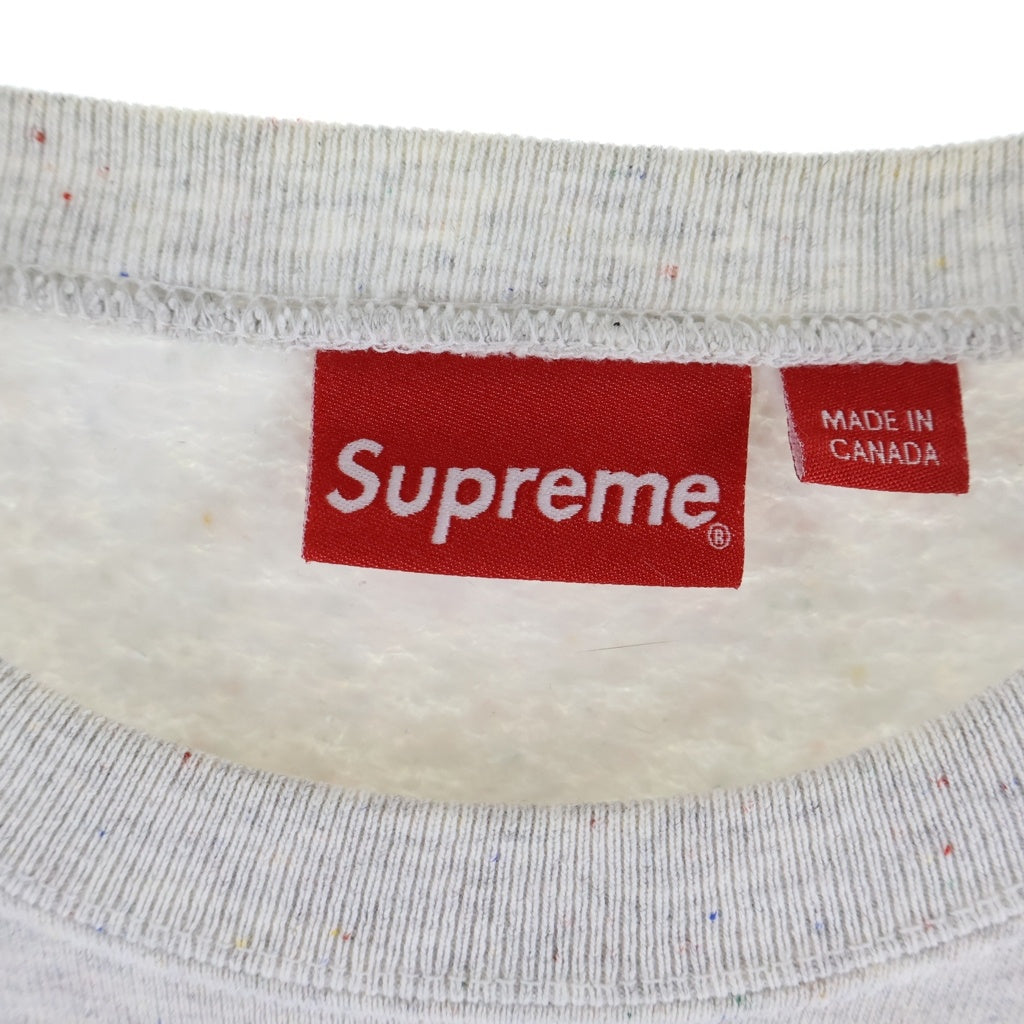 SUPREME(シュプリーム) Small Box Crewneck スモールボックスロゴ クルーネック スウェットシャツ グレー