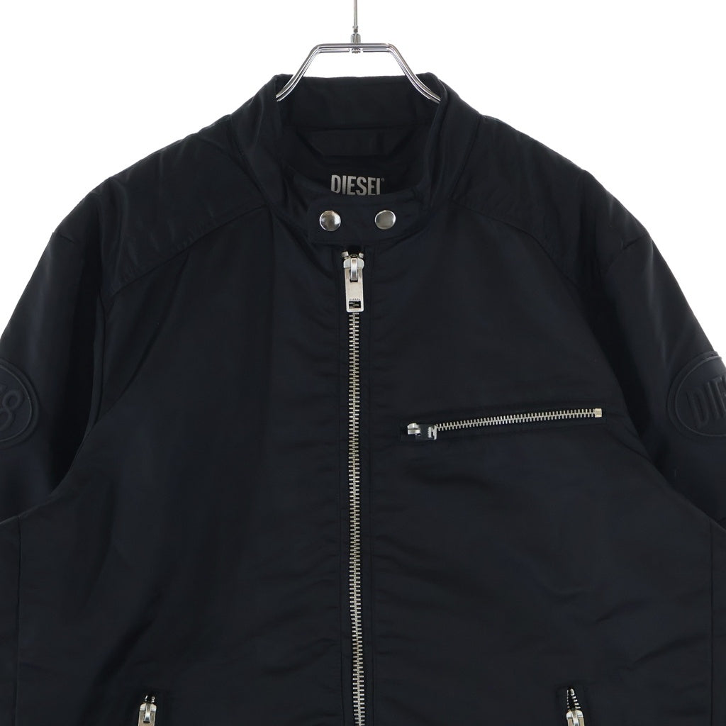 DIESEL(ディーゼル) J-GLORY ナイロン シングル ジップアップ ジャケット ブラック 00SKL8