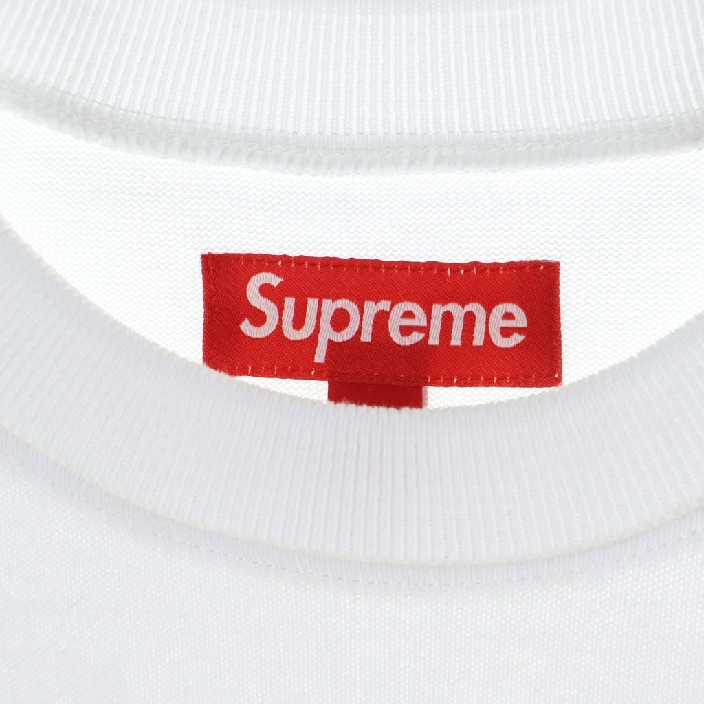 SUPREME(シュプリーム) 26SS ×Playboy L/S football Top ×プレイボーイ フットボール 長袖Tシャツ カットソー ホワイト/レッド