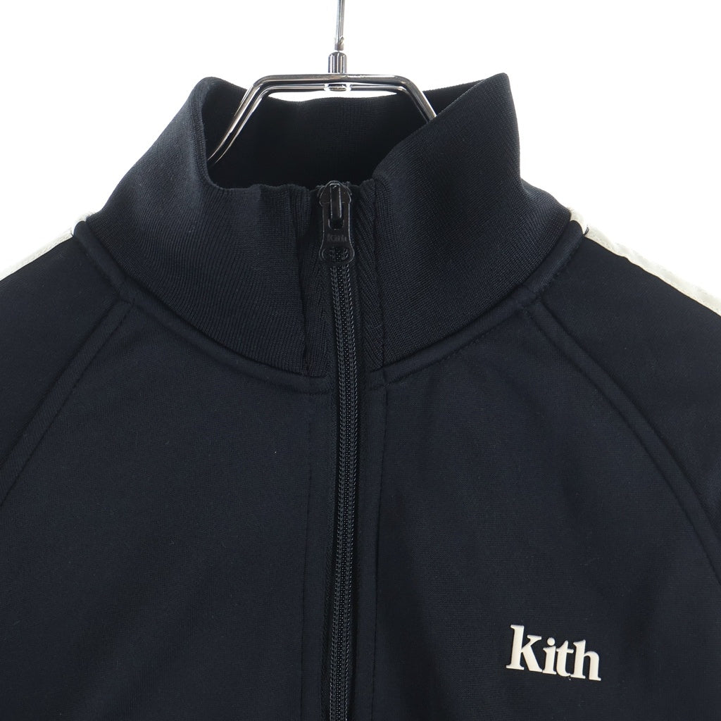KITH(キス) Arbor Track Jacket アーバー トラック サイドライン ジップアップ ジャケット ブラック レディース KHW010208