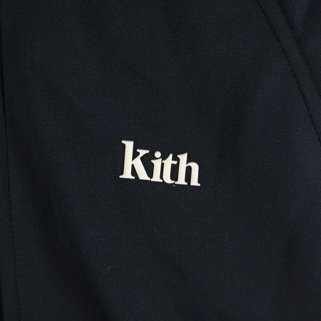 KITH(キス) Arbor Track Jacket アーバー トラック サイドライン ジップアップ ジャケット ブラック レディース KHW010208