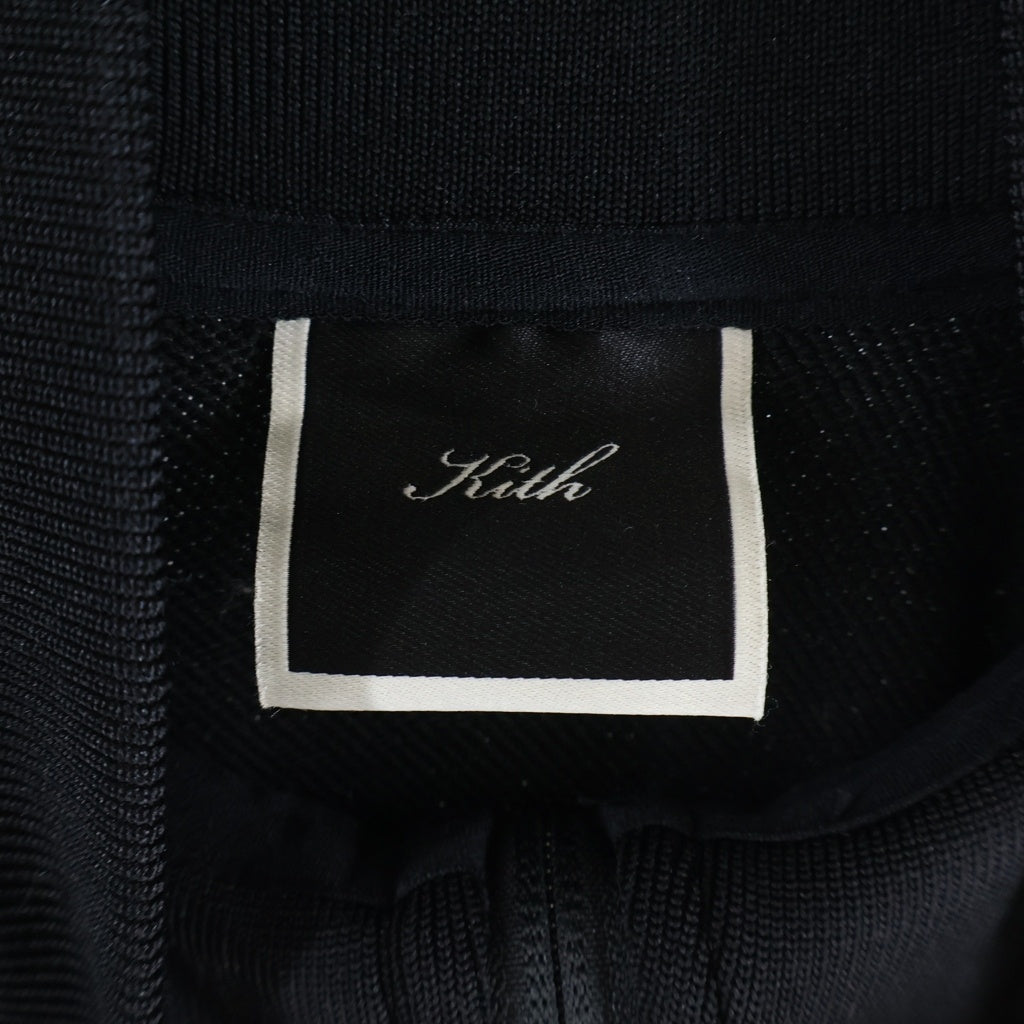 KITH(キス) Arbor Track Jacket アーバー トラック サイドライン ジップアップ ジャケット ブラック レディース KHW010208
