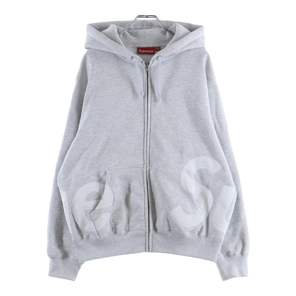 SUPREME(シュプリーム) 25SS Big Logo Zip Up Hooded Sweatshirt ビッグロゴ ジップアップ スウェットシャツ パーカー グレー