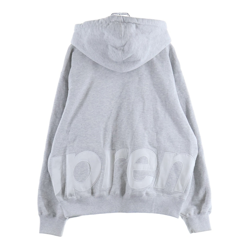 SUPREME(シュプリーム) 25SS Big Logo Zip Up Hooded Sweatshirt ビッグロゴ ジップアップ スウェットシャツ パーカー グレー