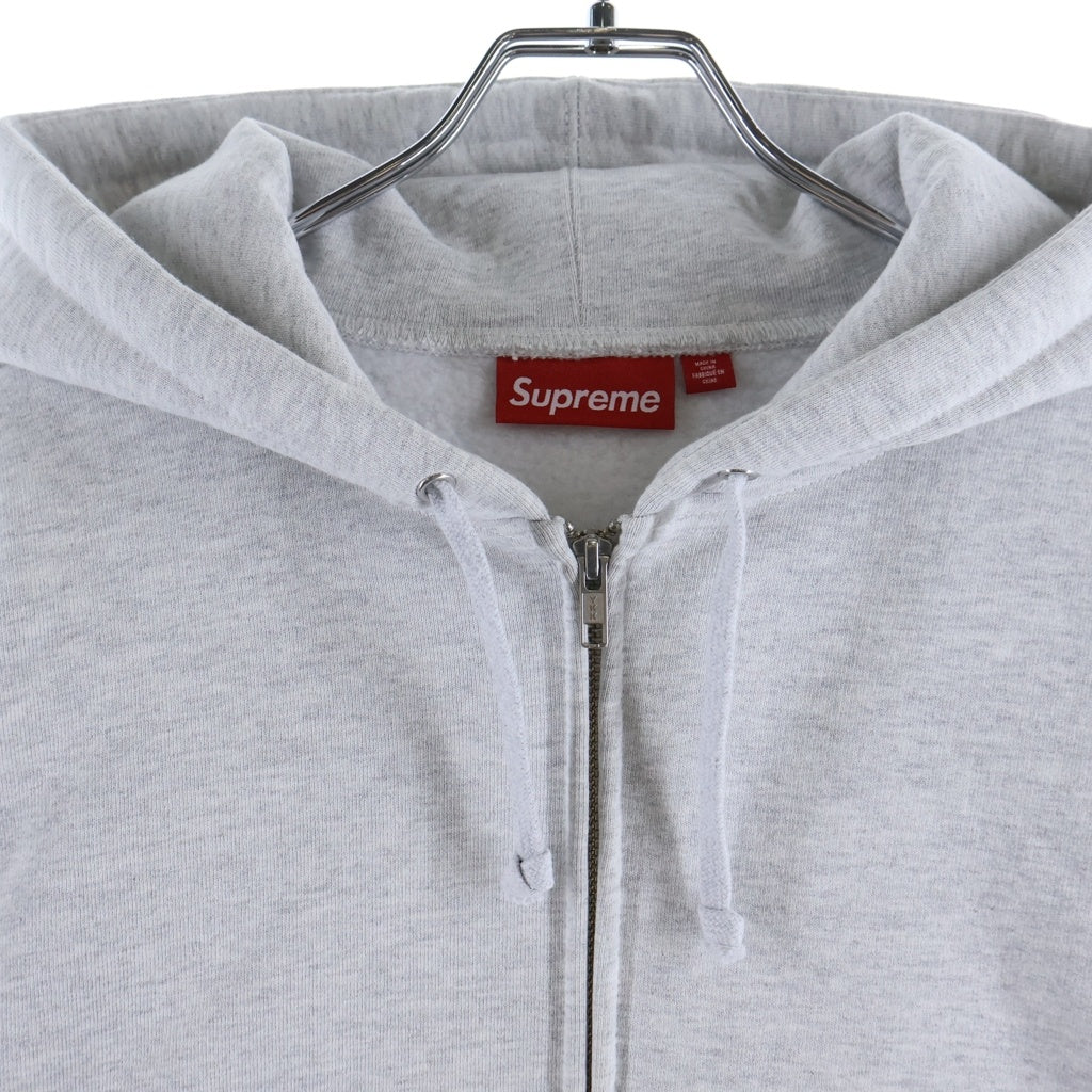 SUPREME(シュプリーム) 25SS Big Logo Zip Up Hooded Sweatshirt ビッグロゴ ジップアップ スウェットシャツ パーカー グレー