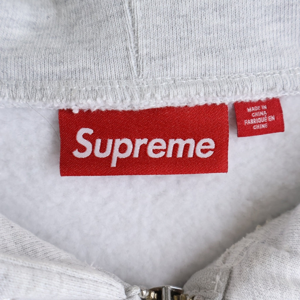 SUPREME(シュプリーム) 25SS Big Logo Zip Up Hooded Sweatshirt ビッグロゴ ジップアップ スウェットシャツ パーカー グレー