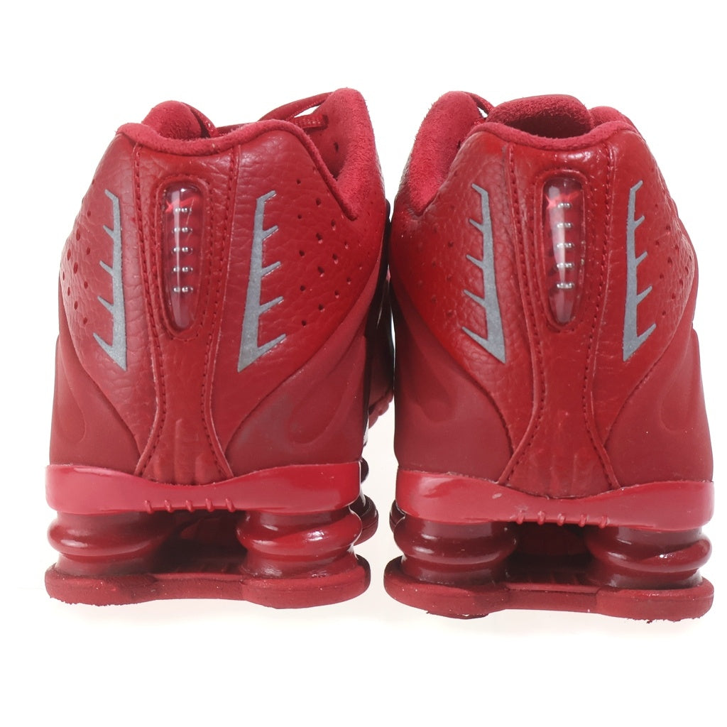 NIKE(ナイキ) Shox Gym Red/Metallic Silver ショックス R4 ジムレッド/メタリックシルバー ローカットスニーカー レッド US9/27.0cm IQ0608-687