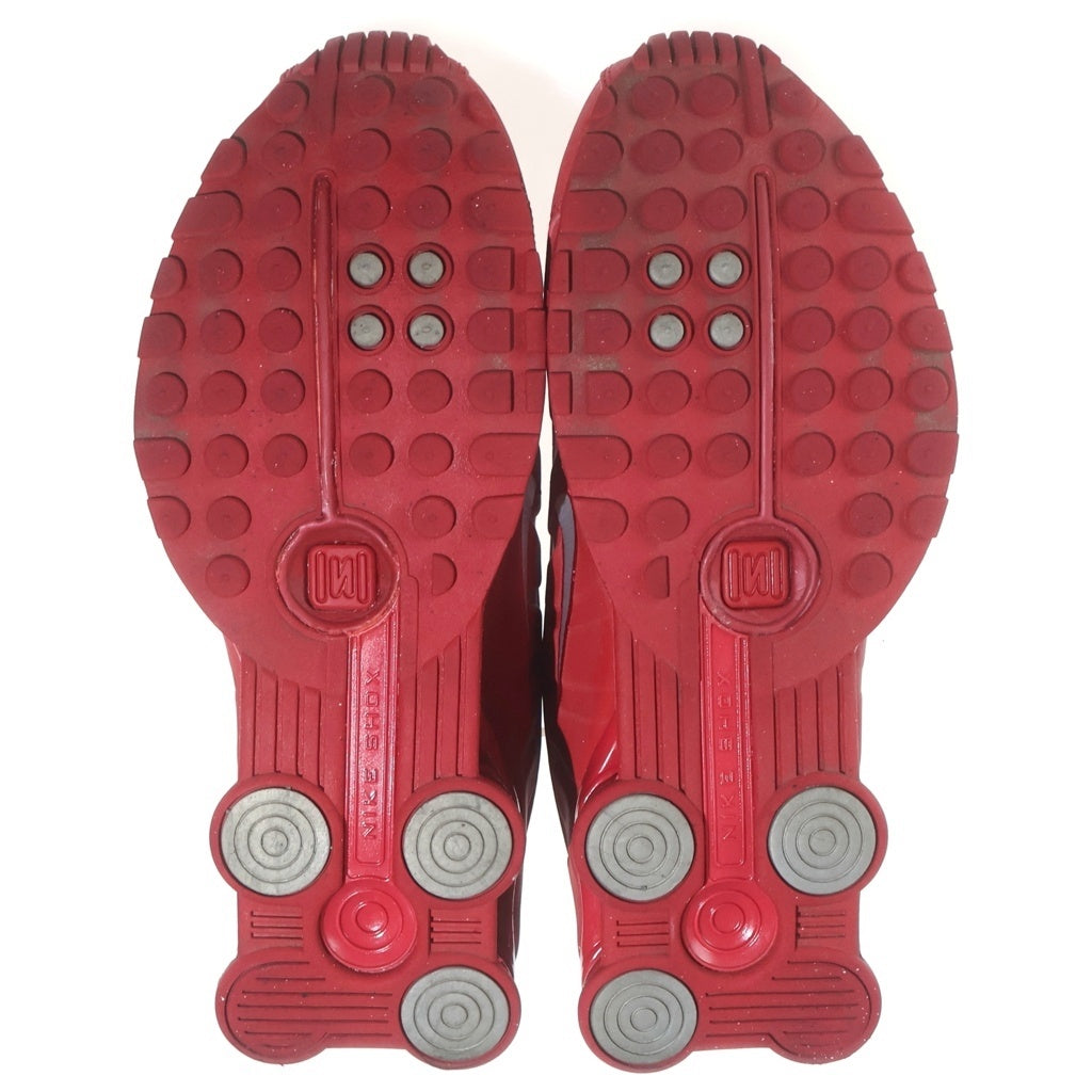NIKE(ナイキ) Shox Gym Red/Metallic Silver ショックス R4 ジムレッド/メタリックシルバー ローカットスニーカー レッド US9/27.0cm IQ0608-687