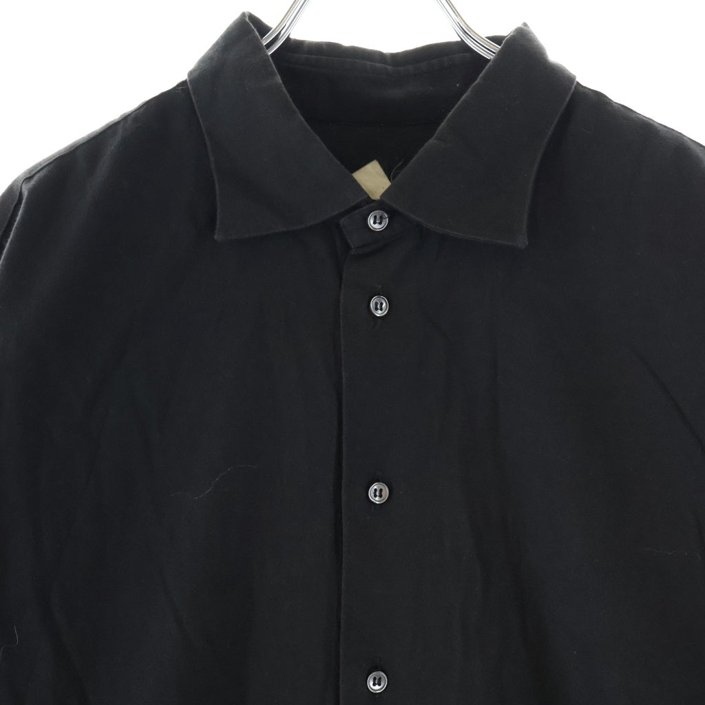 GIORGIO ARMANI(ジョルジオアルマーニ) Button Up Long Sleeve Shirt ボタンアップ ロングスリーブ 長袖シャツ ブラック D-TK-6246