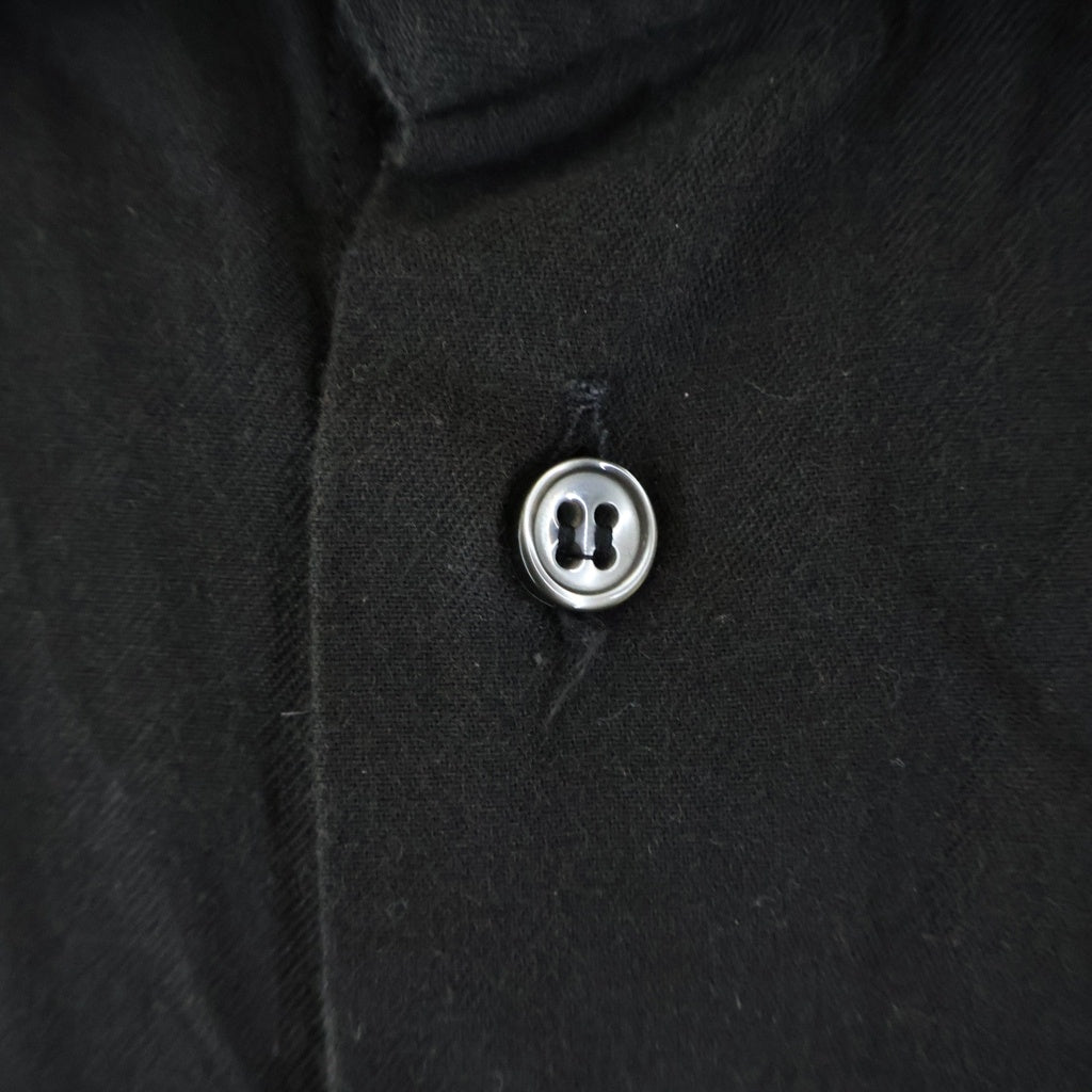 GIORGIO ARMANI(ジョルジオアルマーニ) Button Up Long Sleeve Shirt ボタンアップ ロングスリーブ 長袖シャツ ブラック D-TK-6246