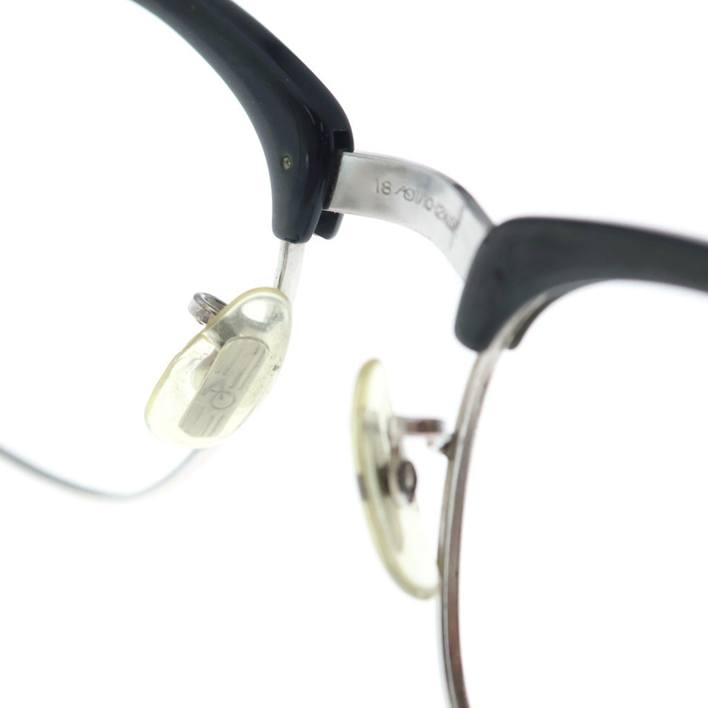 VINTAGE(ヴィンテージ) AMERICAN OPTICAL Malcolm X Sirmont アメリカンオプティカル ブロー型 サーモント メタルフレーム サングラス メガネ シルバー ‐
