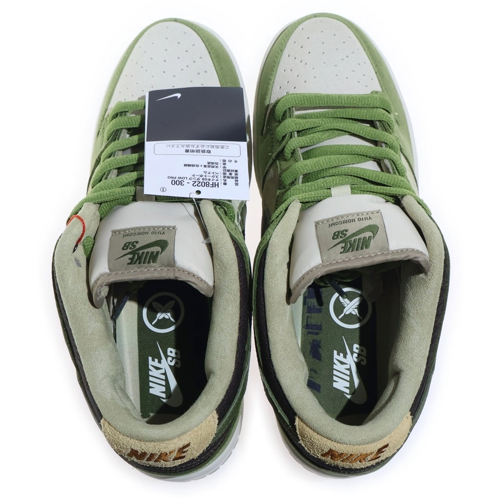 NIKE(ナイキ) ×YUTO HORIGOME DUNK LOW PRO 堀米雄斗 ダンク プロ 抹茶 ローカットスニーカー グリーン US9.5/27.5cm HF8022-300