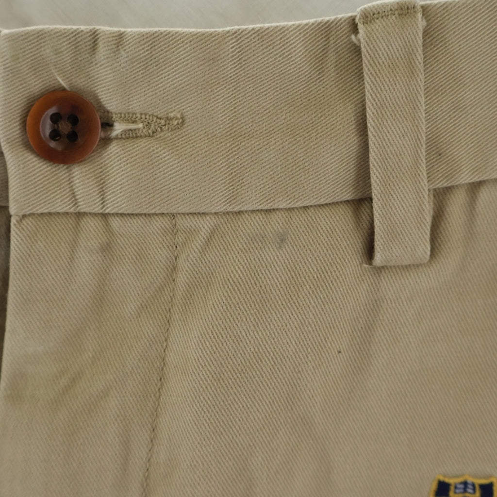 POLO RALPH LAUREN(ポロラルフローレン) エンブレム刺繍 スリムフィット チノパンツ ベージュ