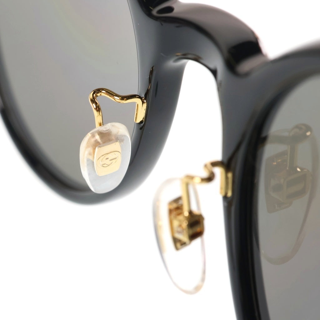 GUCCI(グッチ) インターロッキングG ボストン フレーム サングラス メガネ ブラック GG1339SK