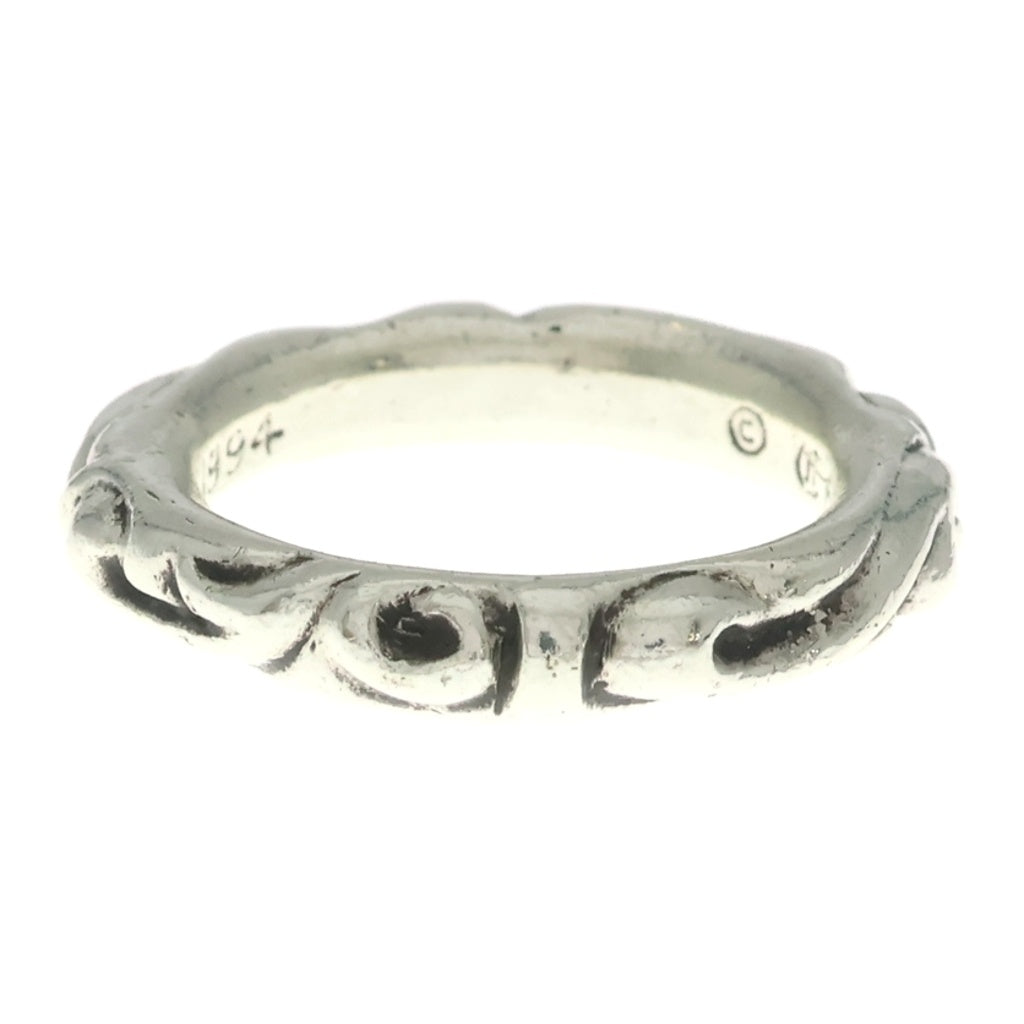 CHROME HEARTS(クロムハーツ) SCRL BAND スクロールバンド リング シルバー BCA351