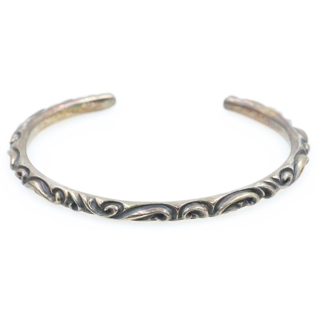 CHROME HEARTS(クロムハーツ) BANGLE SCROLL スクロールバンドバングル ブレスレット シルバー BCA127