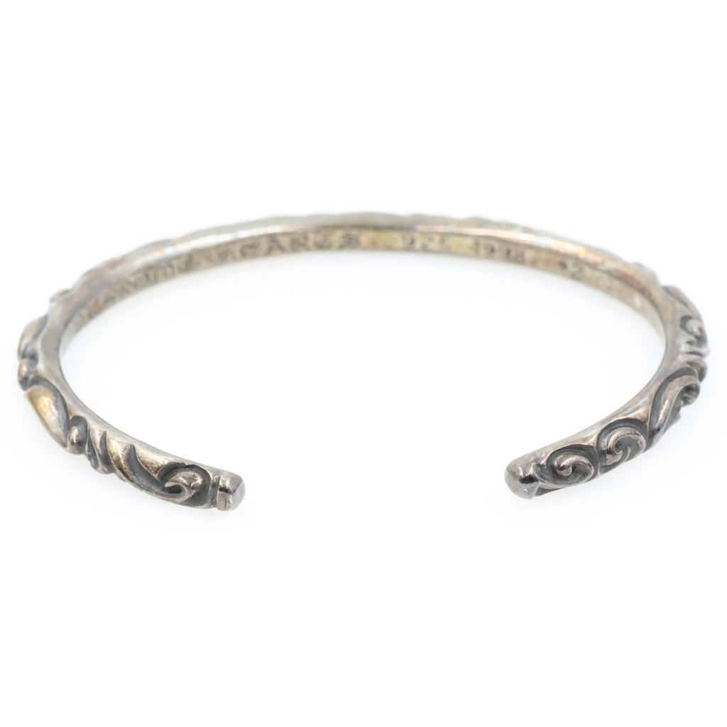 CHROME HEARTS(クロムハーツ) BANGLE SCROLL スクロールバンドバングル ブレスレット シルバー BCA127