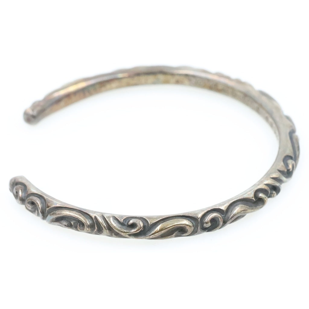 CHROME HEARTS(クロムハーツ) BANGLE SCROLL スクロールバンドバングル ブレスレット シルバー BCA127