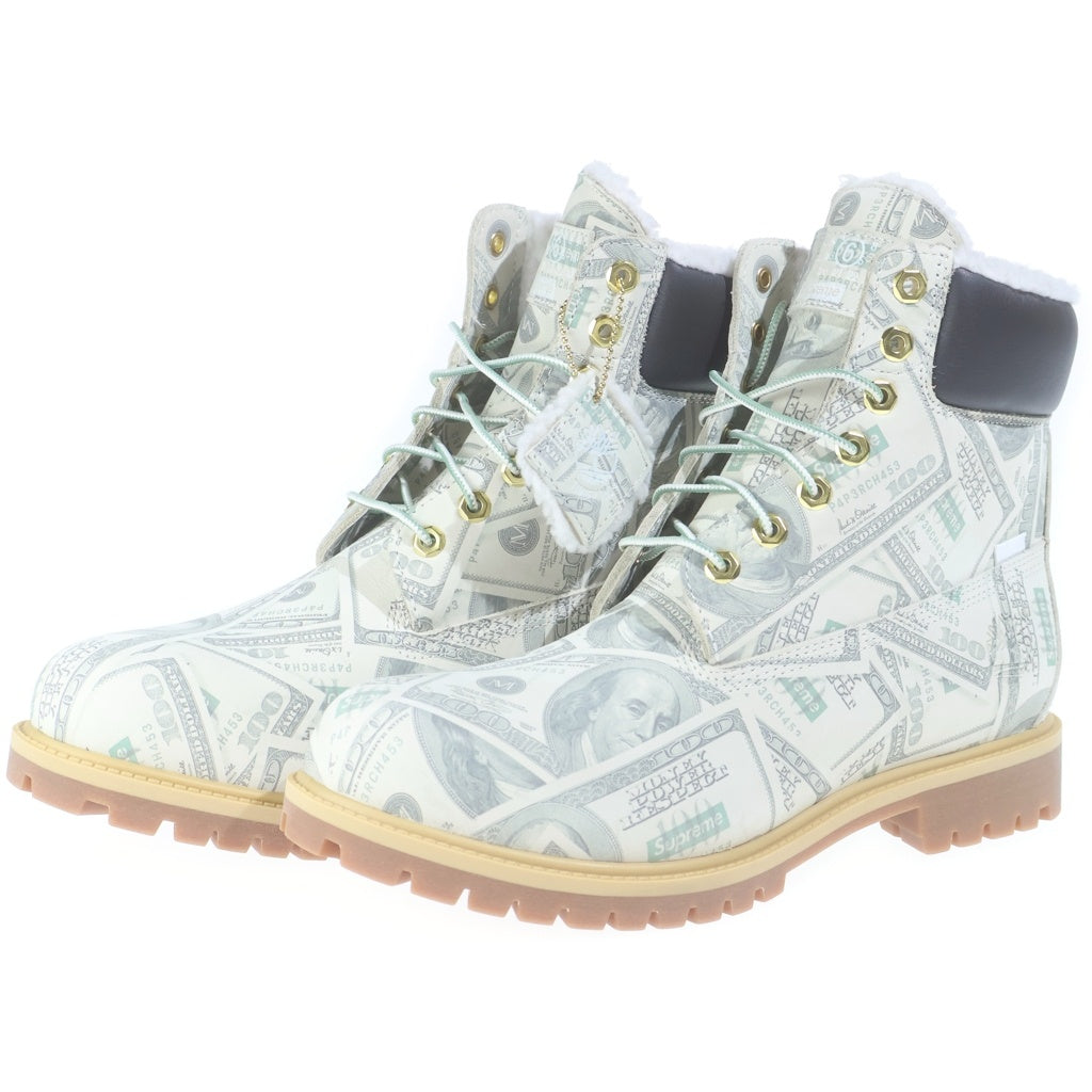 SUPREME(シュプリーム) 26SS ×Timberland ×MM6 Maison Margiela Money 6 Inch Premium Waterproof Boot ハイカット ボア ブーツ マルチカラー US11/29cm