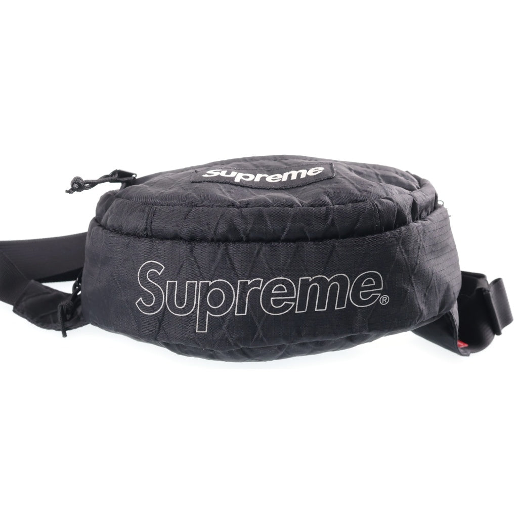 SUPREME(シュプリーム) 18AW Waist Bag ボックスロゴ ナイロン ウエスト ショルダー バッグ ブラック