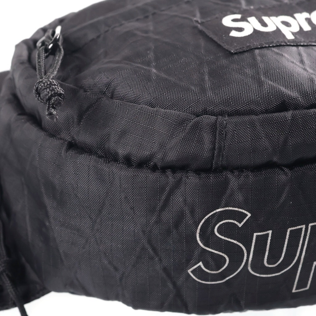 SUPREME(シュプリーム) 18AW Waist Bag ボックスロゴ ナイロン ウエスト ショルダー バッグ ブラック