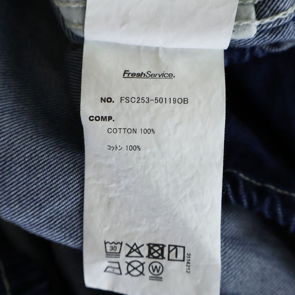 FreshService(フレッシュサービス) DENIM PULLOVER SHIRT デニム プルオーバー シャツ インディゴ FSC253-50119OB
