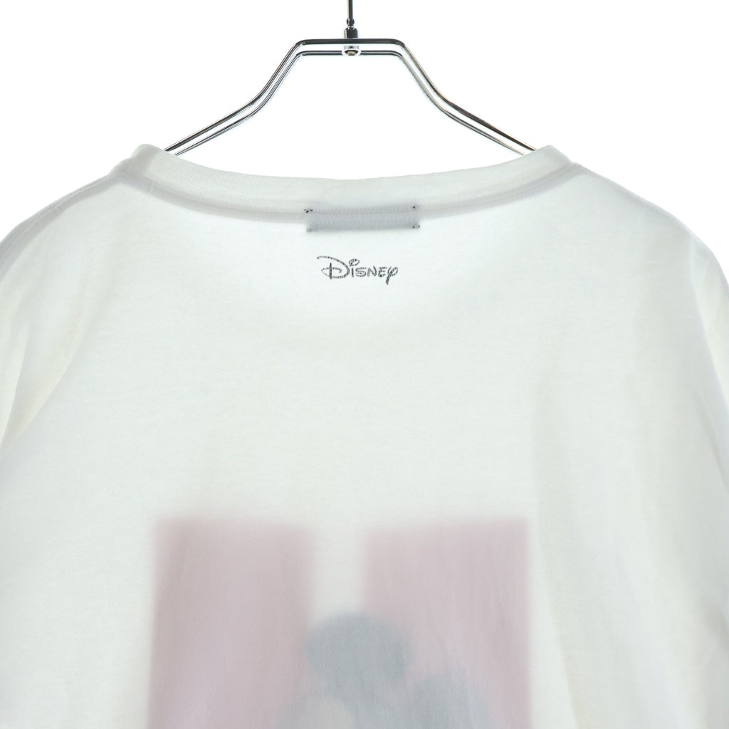 UNDERCOVER(アンダーカバー) × DISNEY ディズニー ミッキーマウス エンブロイダリー 半袖カットソー Tシャツ ホワイト UC1C8805