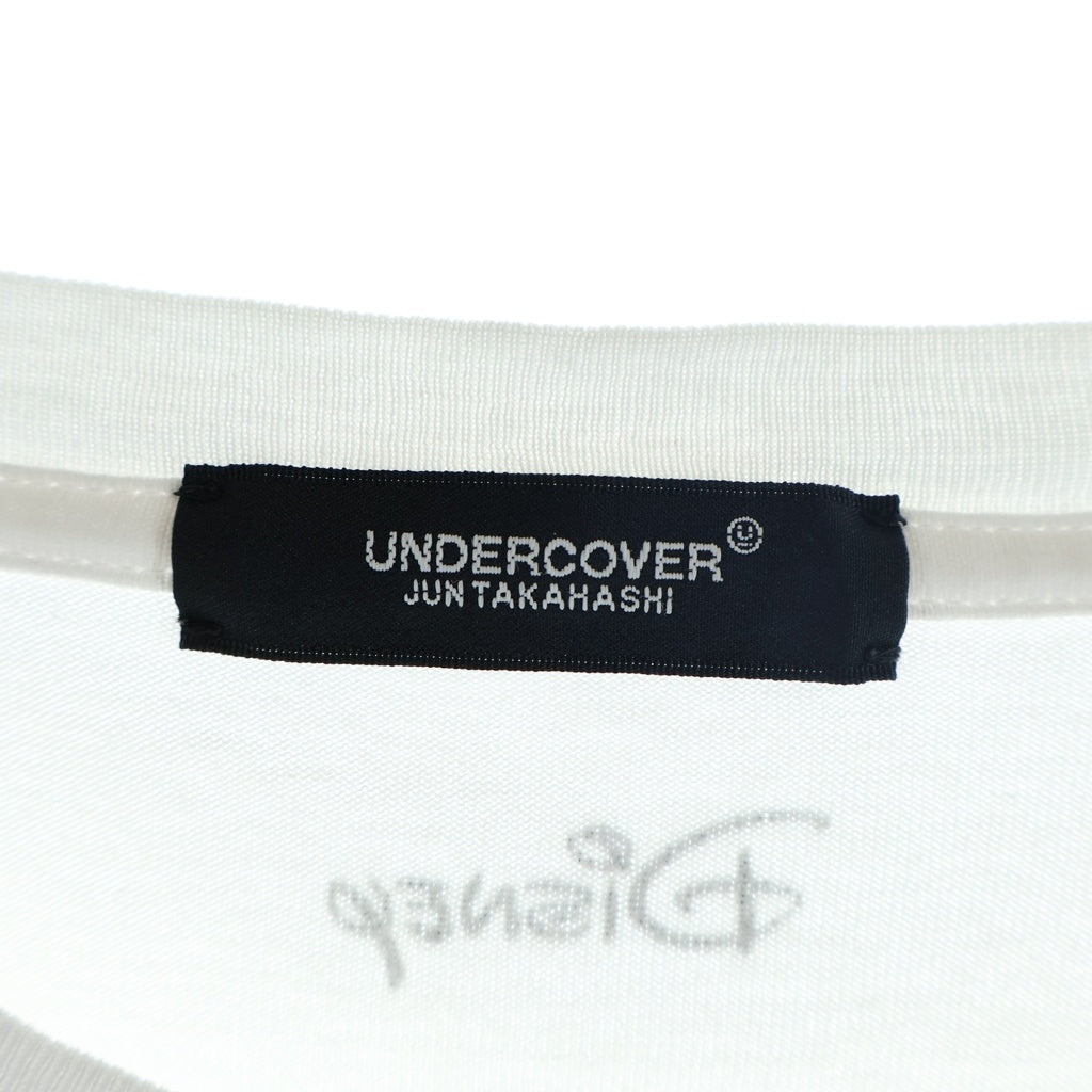 UNDERCOVER(アンダーカバー) × DISNEY ディズニー ミッキーマウス エンブロイダリー 半袖カットソー Tシャツ ホワイト UC1C8805