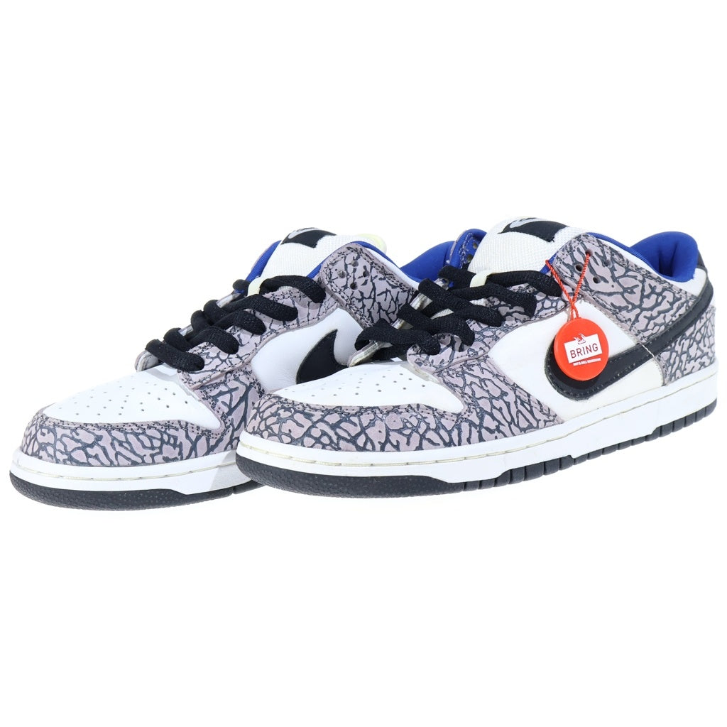 NIKE(ナイキ) 【観賞用 2002年製】×シュプリーム ナイキ SB ダンク ロー ホワイト セメント/サファリ ブラック/ホワイト US9/27cm 304292-001