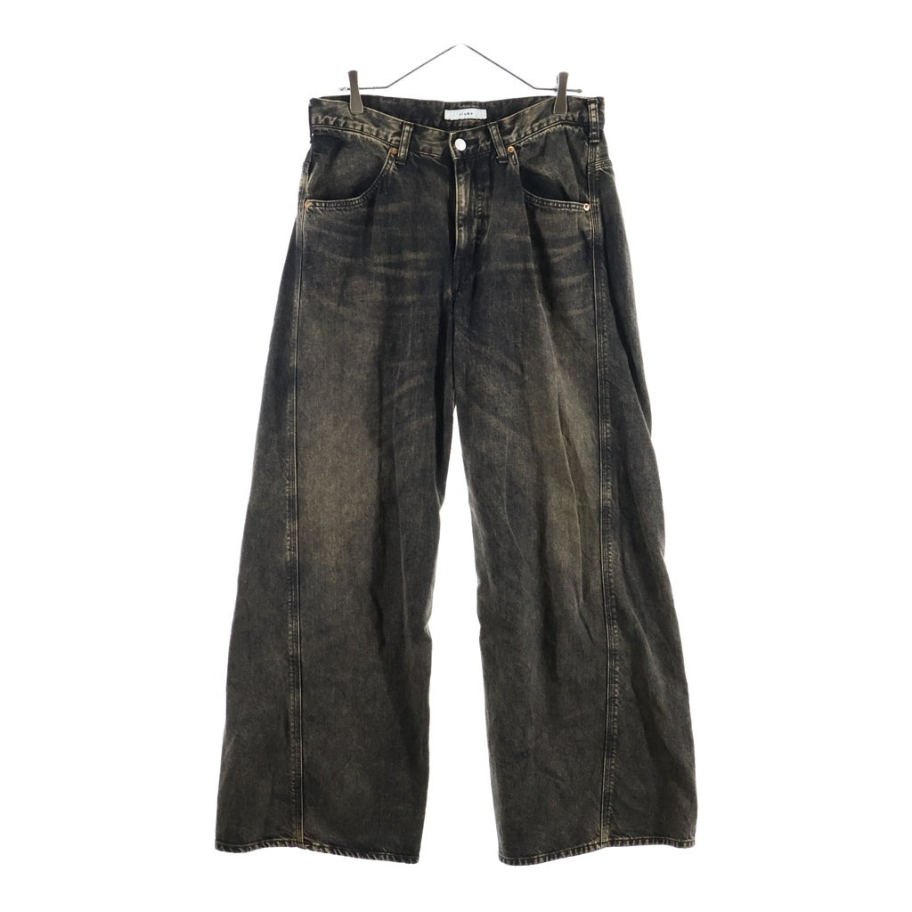 Jieda(ジエダ) USED WORK DENIM ユーズド 3D ワーク デニム パンツ ブラック