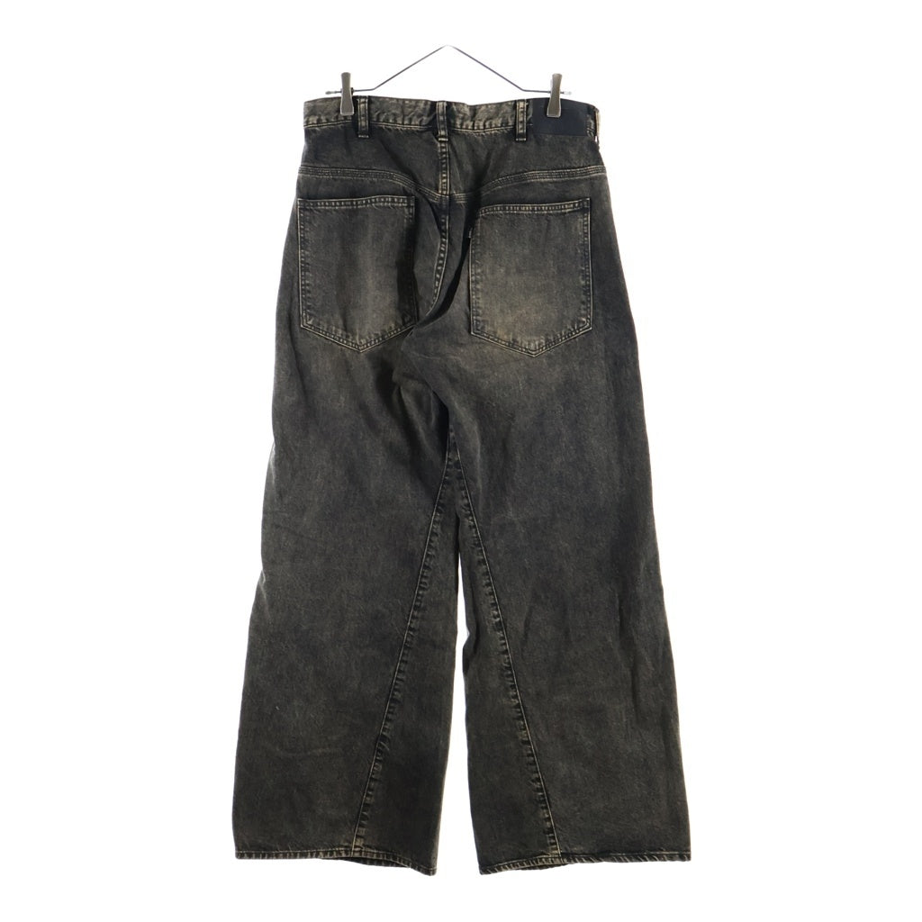 Jieda(ジエダ) USED WORK DENIM ユーズド 3D ワーク デニム パンツ ブラック