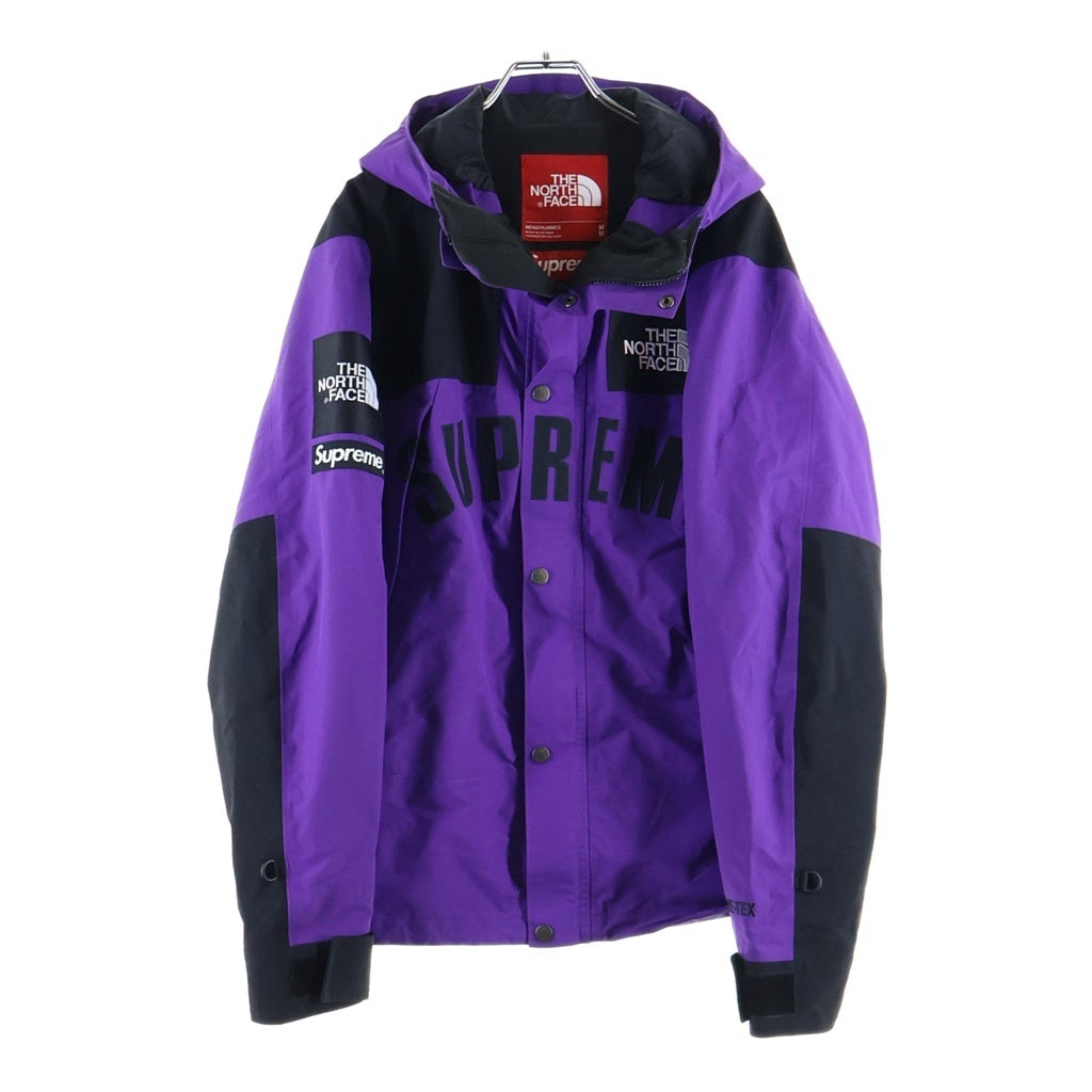 THE NORTH FACE(ザノースフェイス) 19SS ×SUPREME ARC LOGO GORE-TEX MOUNTAIN PARKA ×シュプリーム アークロゴ ゴアテックス マウンテンパーカー ジャケット パープル/ブラック NP119011
