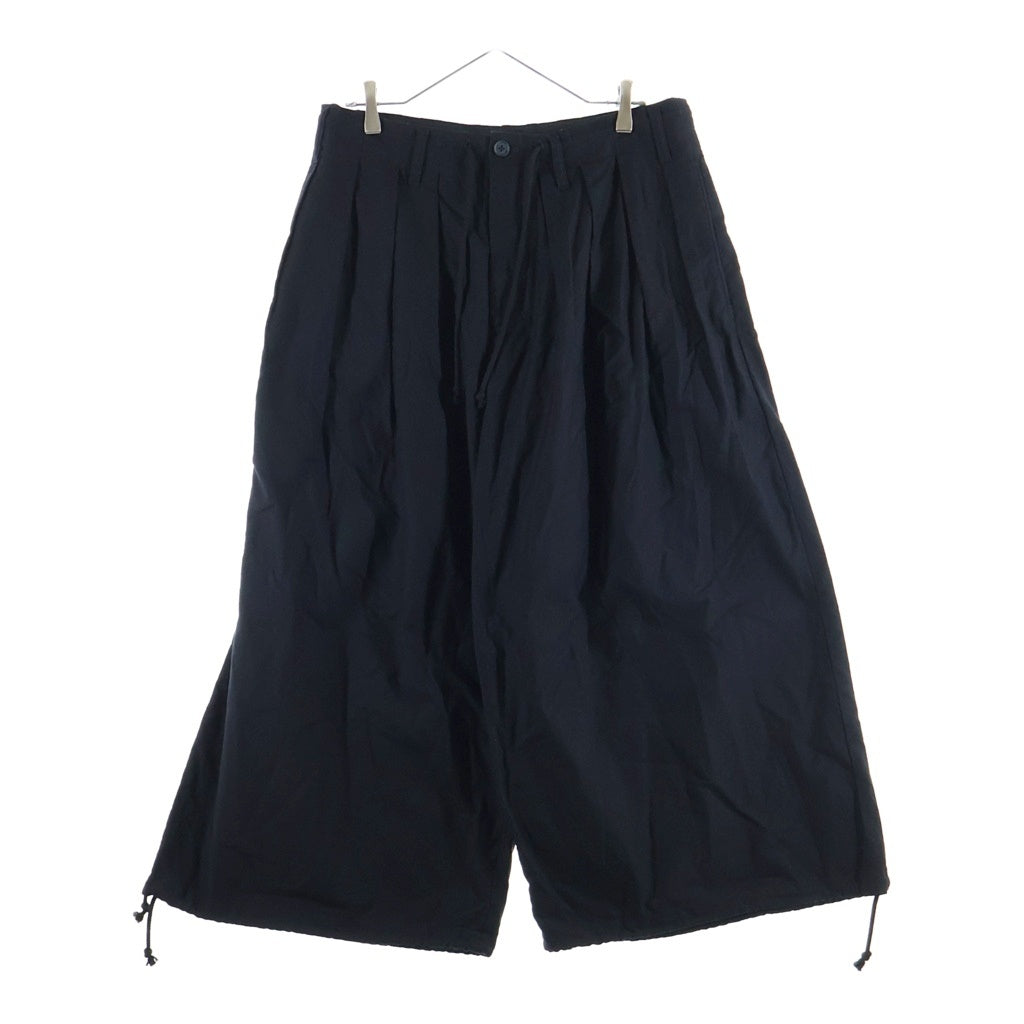 Yohji Yamamoto POUR HOMME(ヨウジヤマモト プールオム) WIDE TWILL STANDARD BALLOON PANTS ワイドツイル スタンダード バルーンパンツ ブラック HP-P06-002