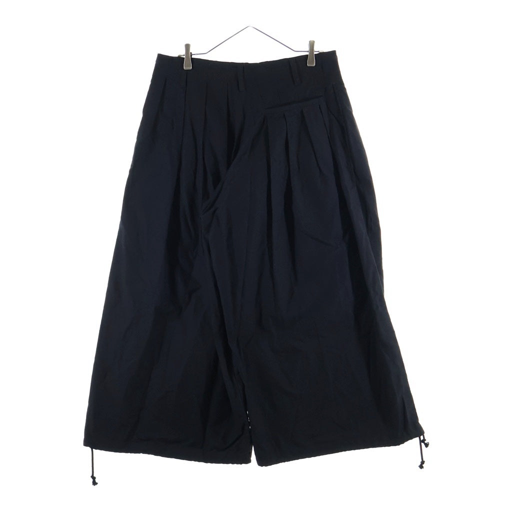 Yohji Yamamoto POUR HOMME(ヨウジヤマモト プールオム) WIDE TWILL STANDARD BALLOON PANTS ワイドツイル スタンダード バルーンパンツ ブラック HP-P06-002